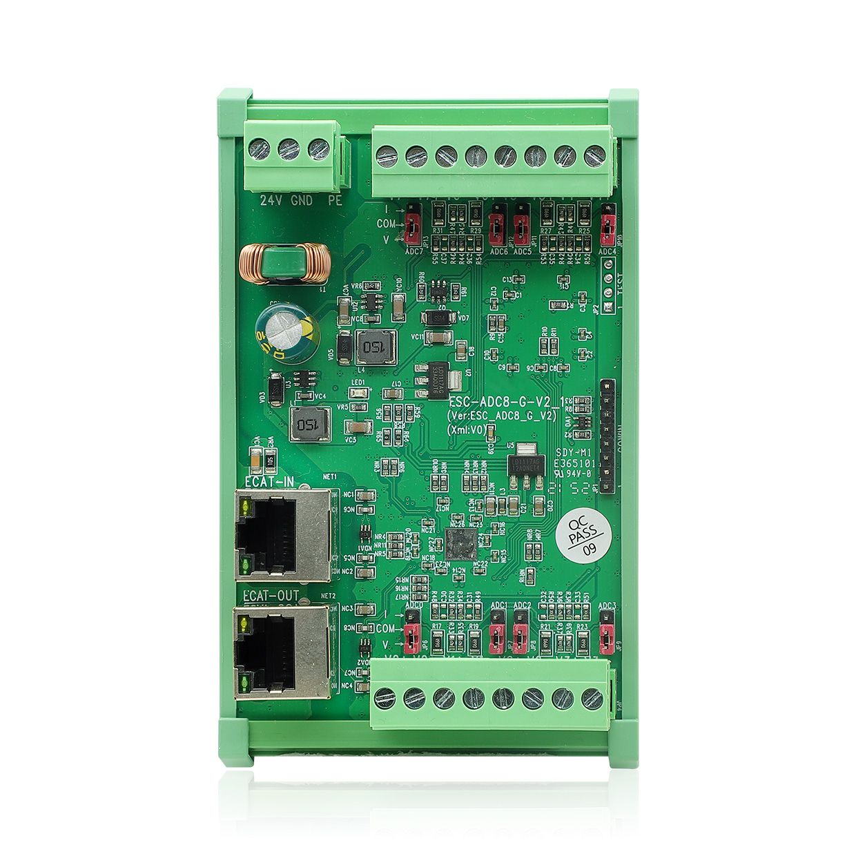 EtherCAT 8通道模擬量輸入模塊