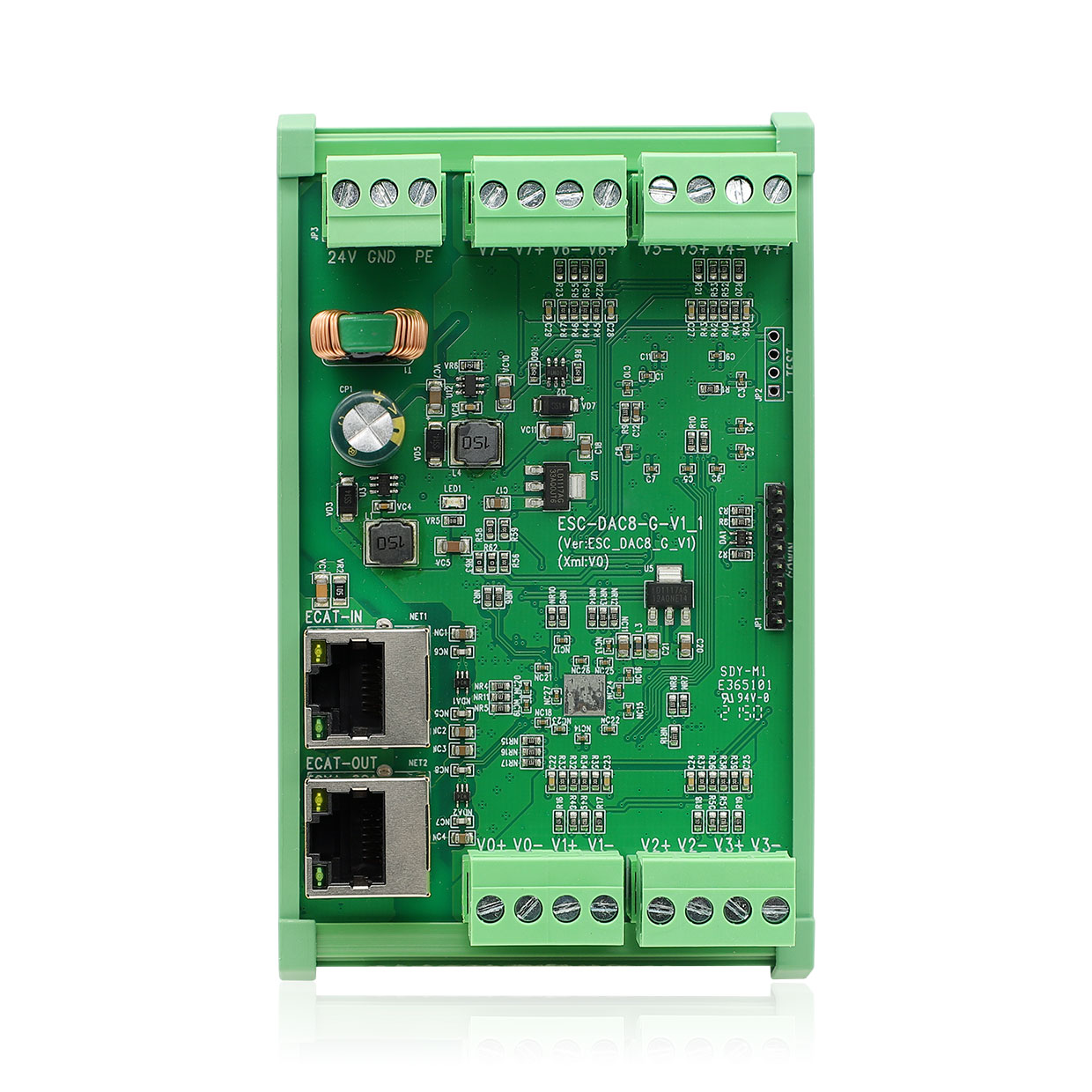 EtherCAT 8通道模擬量輸出模塊