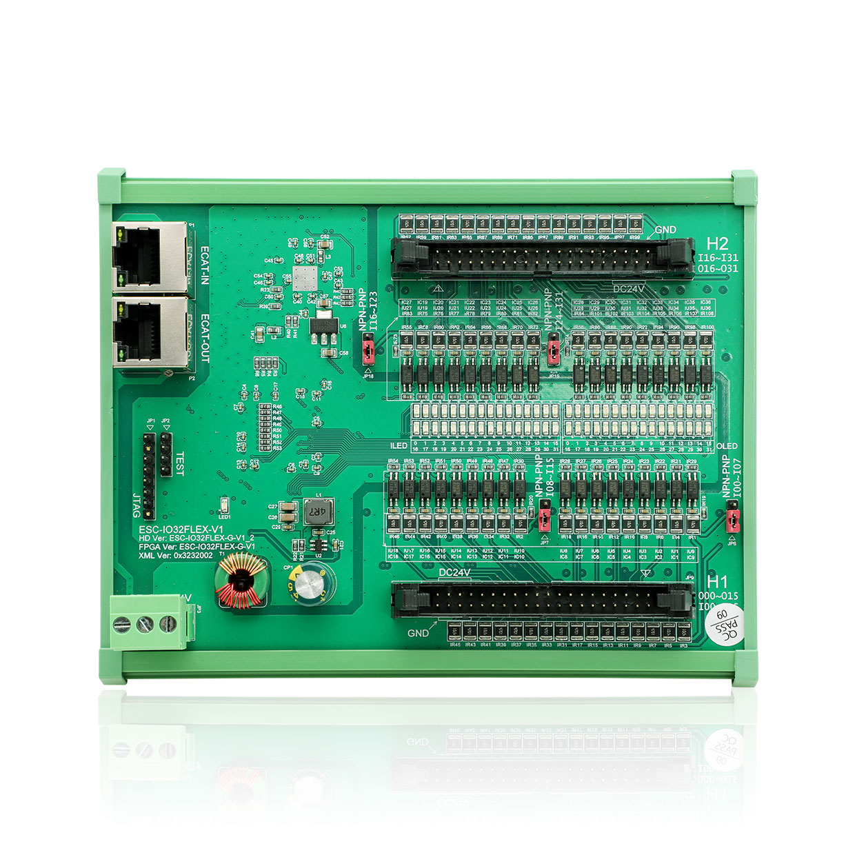 EtherCAT 緊湊型32點輸入/32點輸出（晶體管） IO模塊